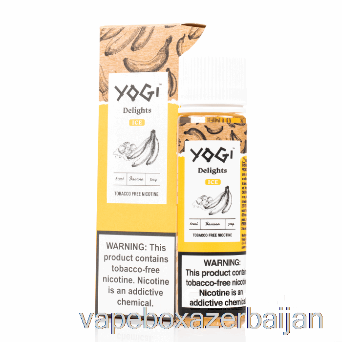 E-Juice Vape Banana Ice - Yogi Delights - 60mL 0mg